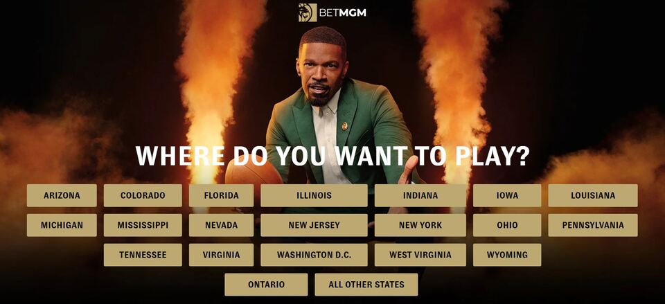 Best BetMGM Promo Codes - Screenshot of BetMGM.com Homepage