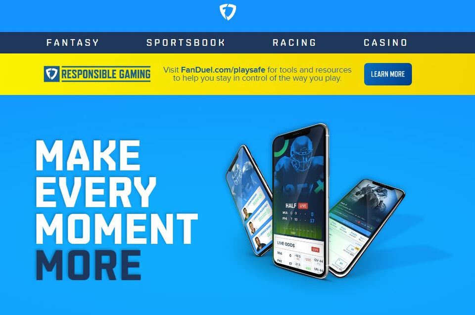 Fanduel Sportsbook Promo Codes - 2022 Screenshot of FanDuel.com Welcome Page